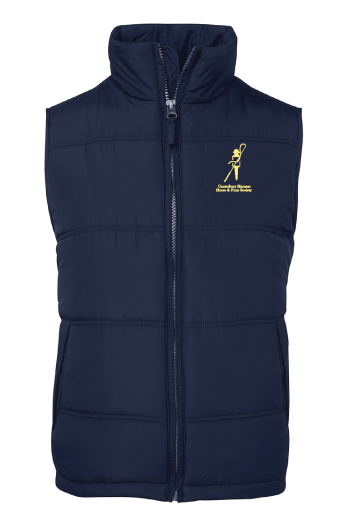 Canterbury Harness Horse Puffer Vest